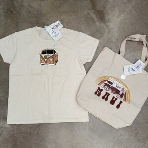 Crazy Shirts Volkswagen VW Bus Shirt & Tote Bag Maui Hawaii Limited Edition